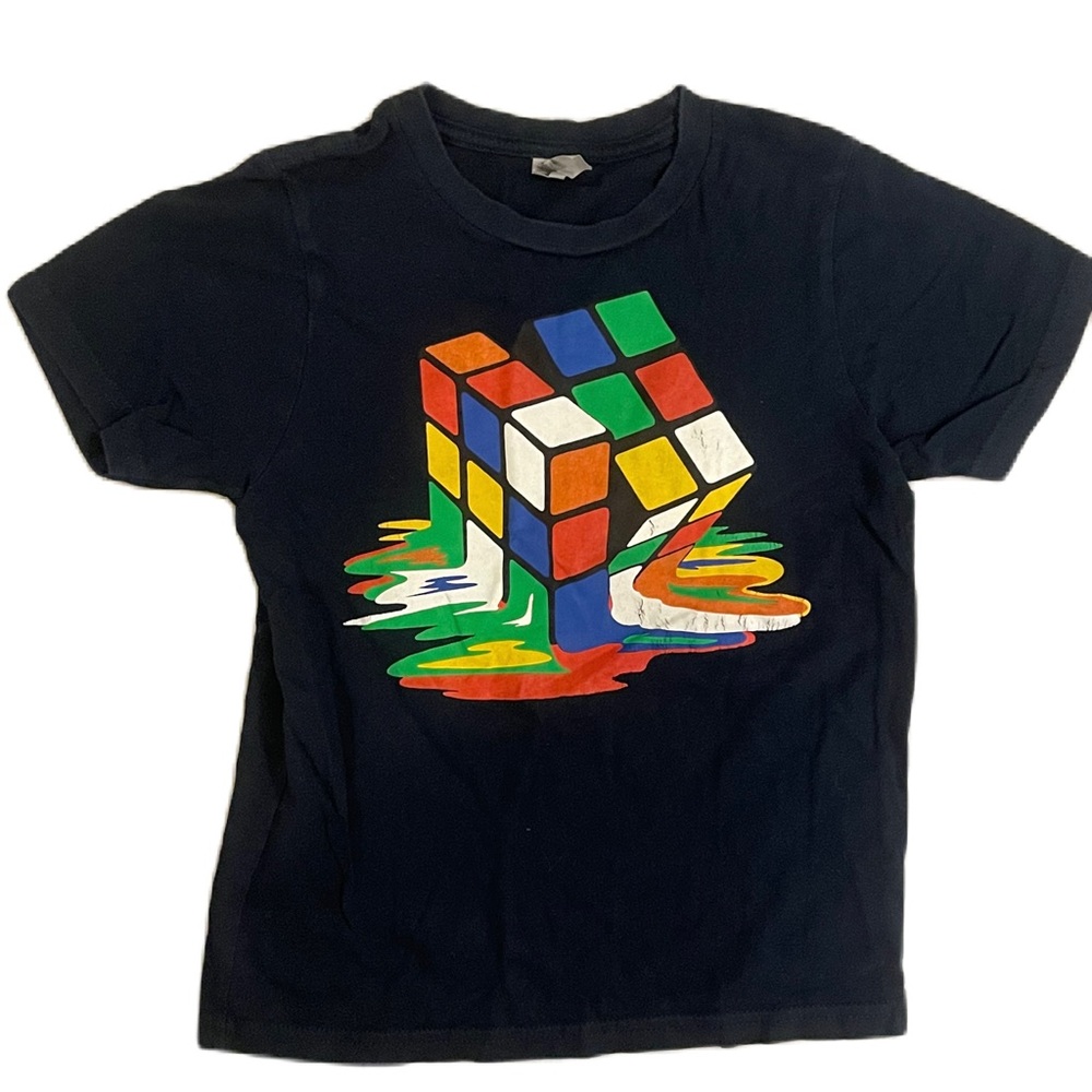 Rubik’s Square Black Shirt size Smalk